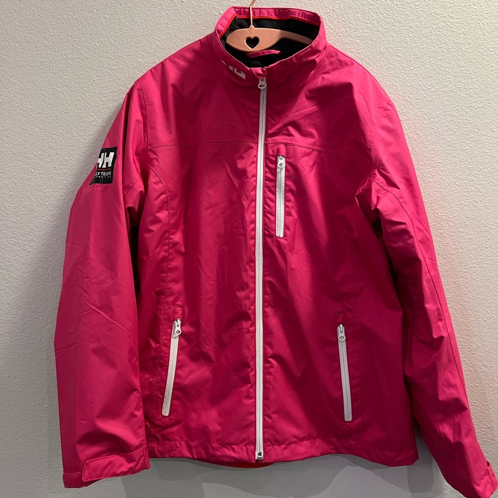 Womens Helly Hansen pink coat